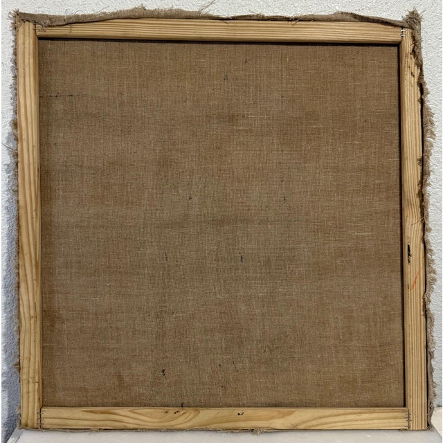 Large Judaica Original Oil Rabbi Painting Lubavitcher Rebbe 770 Chabad, New York, 1994 For Sale - Image 9 of 9