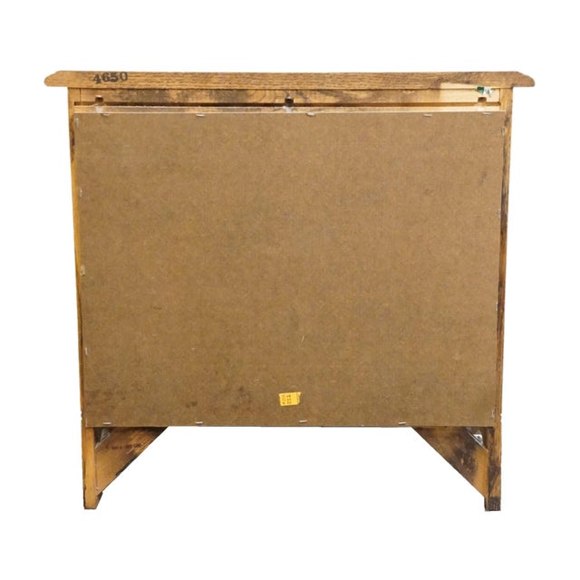 Keller Furniture Solid Oak Country French Style 28" Cabinet Nightstand For Sale - Image 12 of 14
