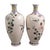 Ceramic Kyoto Satsuma Moriage Vases in the style of Chikusai, 1890s, Set of 2 For Sale - Image 7 of 15