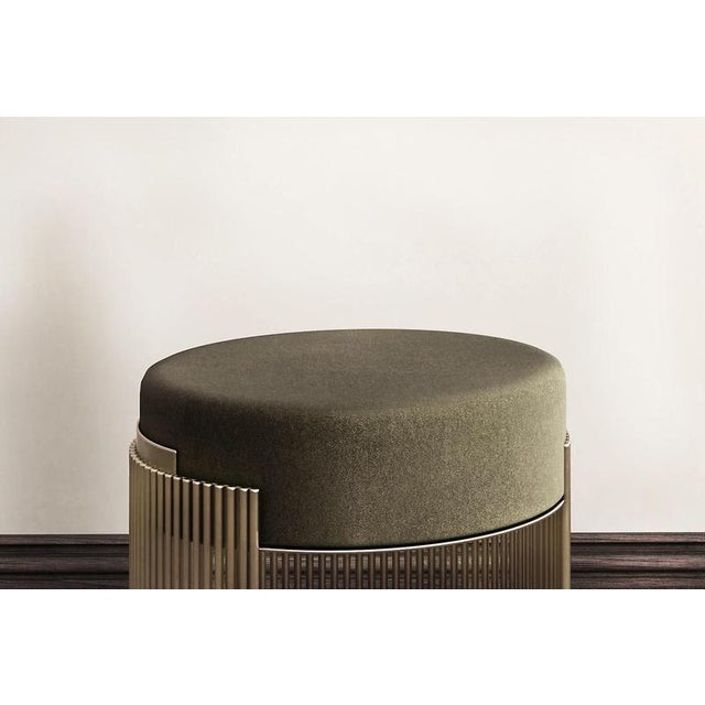 Contemporary Tata Stool by Studio Uwe Gaertner For Sale - Image 3 of 5