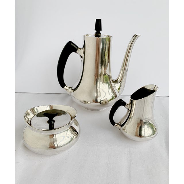 Vintage Hans Bunde for Cohr Denmark Epns Silver Coffee / Tea Set Danish MCM Chairish
