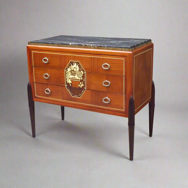 1920s Fine Art Deco Chest Of Drawers By DIM For Sale In New York - Image 6 of 6
