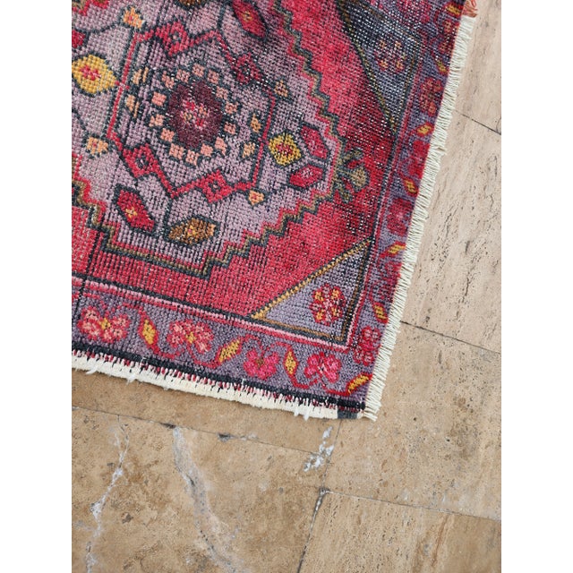 1970s Red Turkish Carpet For Sale - Image 5 of 7