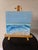Contemporary At the Beach Abstract Acrylic Painting For Sale - Image 3 of 3