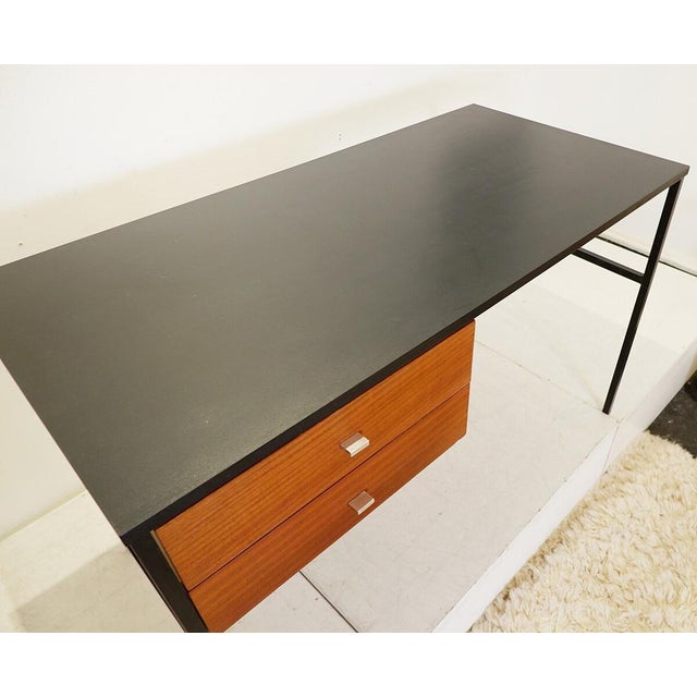 Mid-Century Modern Writing Desk by Pierre Guariche for Meurop, Belgium, 1960s For Sale - Image 3 of 13