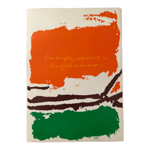 Corita Kent (Sister Mary Corita Kent) "The Empty Moment Is the Full Moment" Original Print (1982)