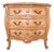 Rare 19th-Century French Provincial Carved Solid Pine 3-Drawer Bombé Commode For Sale