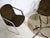 Mid-Century Cantilever Armchair and Coffee Table in Chrome and Smoked Glass, 1970s, Set of 3 For Sale - Image 11 of 12