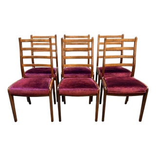 Fresco Teak Ladder Back Dining Chairs from G Plan, 1960s, Set of 6 For Sale