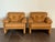 1980s B & B Italia Leather Lounge Chairs in great vintage condition. No rips, or holes, super soft leather. Signed....