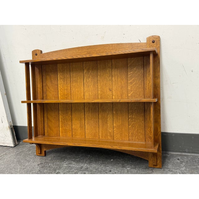 Design Plus Gallery presents an Arts & Crafts Style Wall Rack from Stickley Furniture. The hanging wall Rach has a subtle...