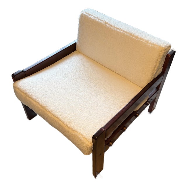 1960s Brazilian Mid-Century Modern Lounge Chair by Italma, Brazil For Sale