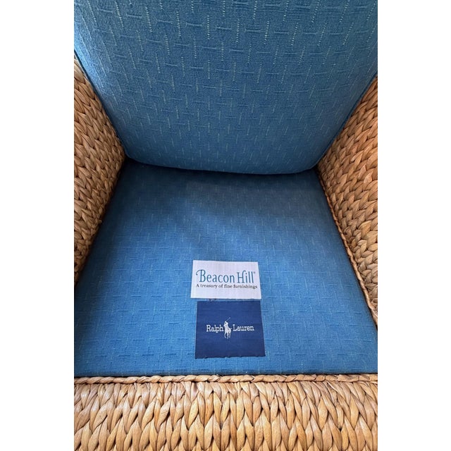 Ralph Lauren Woven Lounge Chairs, Set of 2 For Sale In New York - Image 6 of 18