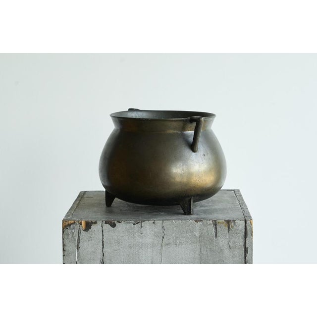 Large Antique Cauldron in Bronze For Sale - Image 6 of 13