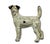 Vintage 1930s American Hubley Manufacturing Company Cast Iron Fox Terrier Dog Doorstop For Sale - Image 9 of 18