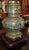 Early 20th Century Large Oriental Champleve Cloisonne Urn on Stand For Sale - Image 5 of 13