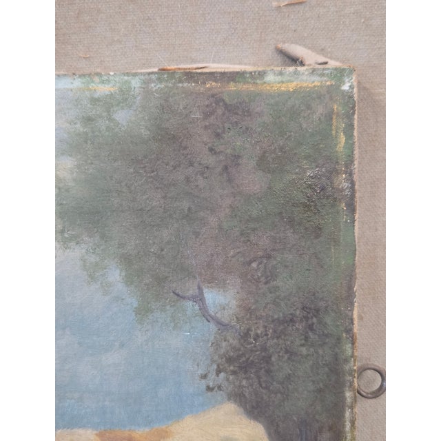 Robert Atkinson Fox (1860-1935), Cow in a Stream, Gouache on Canvas Painting For Sale In Denver - Image 6 of 18