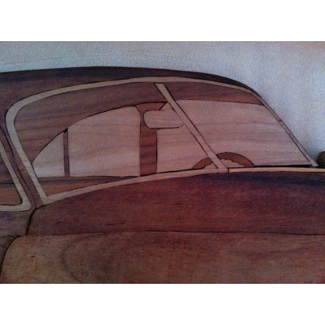 1949 Inlaid Cadillac Wall Decoration For Sale In San Francisco - Image 6 of 7