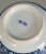 Late 20th Century Vintage Blue & White Porcelain Floral Japanese Asian Serving Bowls, Marked- a Pair For Sale - Image 5 of 7