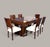 This French Art Deco dining room set combines the warm radiance of mahogany with a striking, clearly defined form. The...