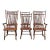 Early 20th Century Set of 6 S Bent Bros. Modern Colonial Revival Birdcage Windsor Chairs For Sale