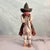 Early 20th Century Hand Carved Painted Old West Cowboys and Horses Pair For Sale - Image 4 of 7