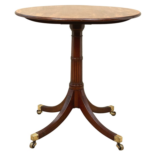 18th Century George III Mahogany Circular Lamp Table, 1790 For Sale - Image 11 of 12