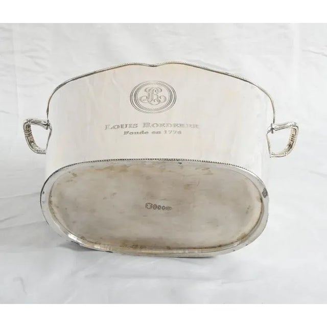 Silver Plated Champagne Bucket For Sale - Image 5 of 7