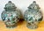 Pair Monumental Chinese Famille Verte Buddhist Ginger Jars, Late Qing Dynasty For Sale - Image 11 of 18
