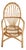 Vintage Arm Chair Rattan Bamboo Fan Back 1960's For Sale