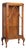 Small Liberty Walnut Display Cabinet For Sale