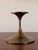 Elegant, solid brass candlestick in a flowing trumpet shape from the 1960s. design and manufacture: max brüel torben...