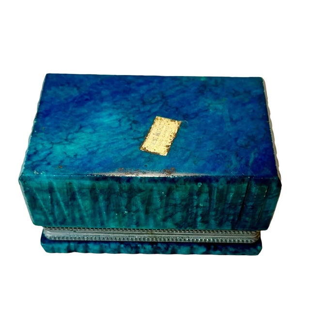 Stone 1950s Mid Century Italian Alabaster Box For Sale - Image 7 of 7