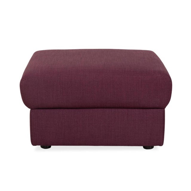 Flex Plus 3-Seater and Ottoman in Purple Fabric from Ewald Schillig, Set of 2 For Sale - Image 17 of 18