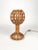 Globe Rattan Table Lamp, France, 1960s For Sale - Image 3 of 12