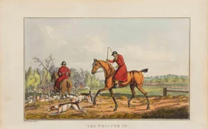 Henry Alken, The Whipper In, Etching, 1822