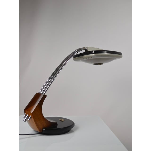 Mid-Century Modern Falux Desk Lamp from Fase, Spain, 1960s For Sale - Image 3 of 14