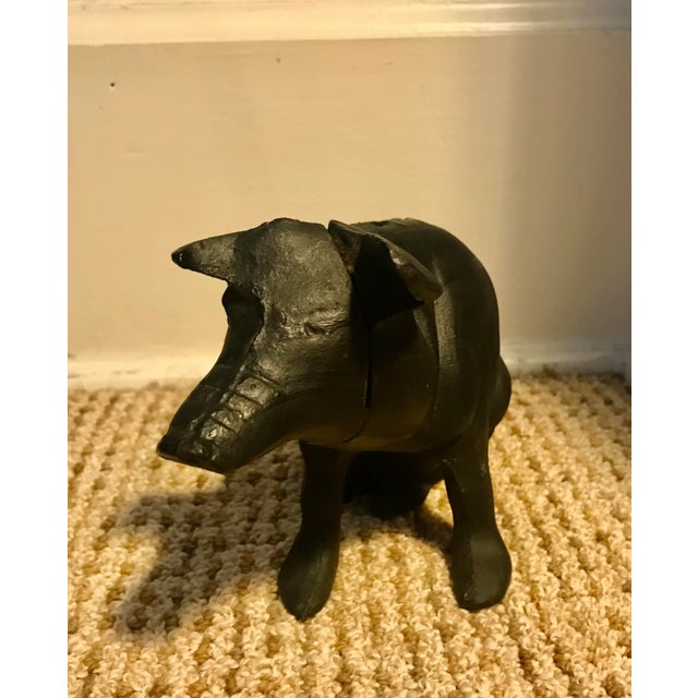 American 19th Century Iron Piggy Bank For Sale - Image 3 of 6