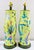1970s Pair of English Mid-Century Palm Beach Reverse Decoupage Botanical Table Lamps For Sale - Image 4 of 12