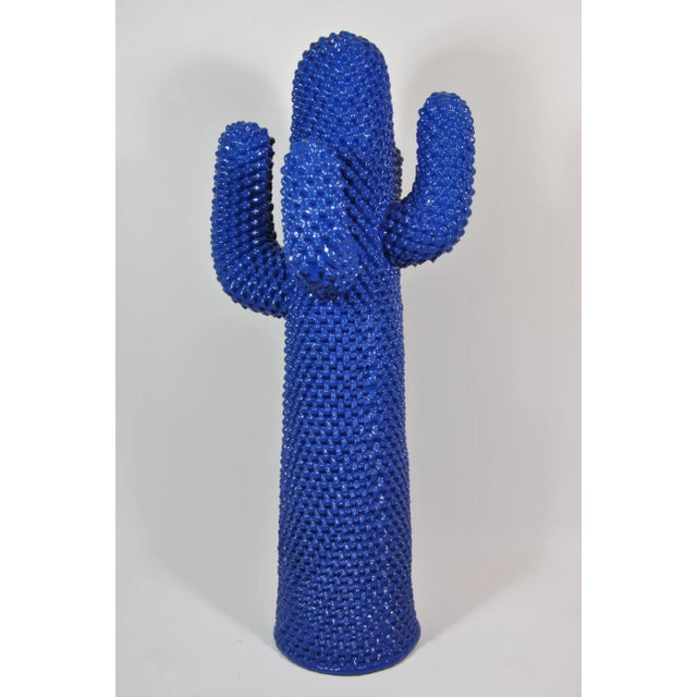 Le Bleu Cactus Rack by Guido Drocco & Mello for Gufram, Italy, 2015 For Sale - Image 6 of 9