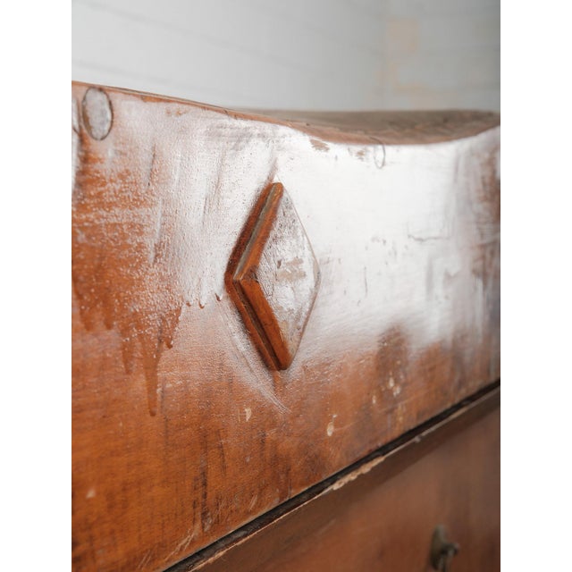 Early 20th Century French Butcher’s Block Table With Bull’s Head Mount For Sale In Greensboro - Image 6 of 8