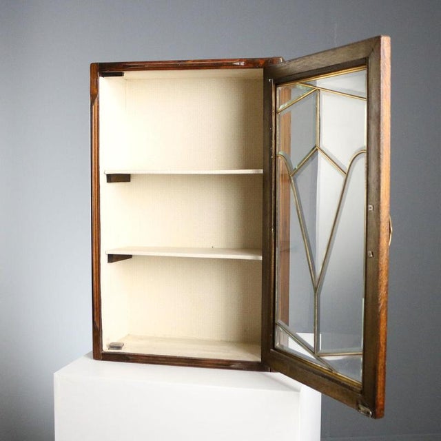 Wall Display Cabinet in Fir Wood For Sale - Image 7 of 9