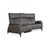 Modern Trapez 3-Seater Sofa in Grey Leather from Himolla For Sale - Image 3 of 18