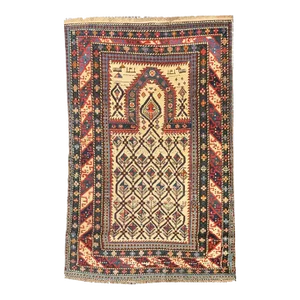 Antique Daghestan Shirvan Rug 3'4'' x 5'2''