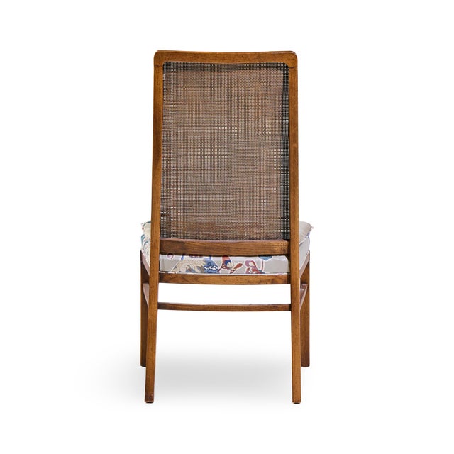 Brown Founders Style Mid Century Oak and Cane Dining Chairs - Set of 6 For Sale - Image 8 of 17