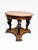 A striking Neoclassical-style game or center table by Theodore Alexander, beautifully crafted with dramatic carved lion...