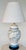 Mid 20th Century Light Blue Floral Chinoiserie Ginger Jar Lamp For Sale - Image 4 of 16
