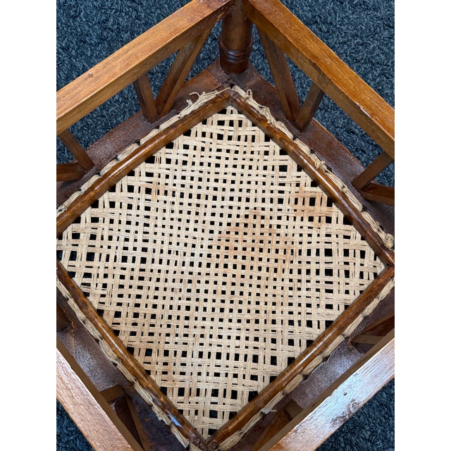 Early 20th Century Early 20th Cent. Thebes Stools Attributed to Liberty & Co. - Set of 4 For Sale - Image 5 of 12