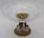 Antique Glass Tazza With Brass Attendants and Neoclassical Base For Sale In Atlanta - Image 6 of 10