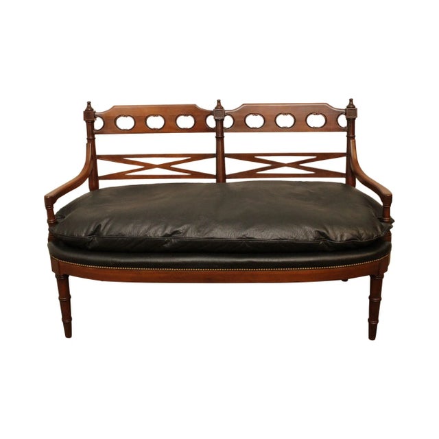 Vintage Regency Style Settee For Sale - Image 13 of 13